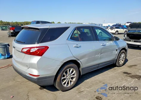 2020 Chevrolet Equinox Lt из США, поврежденный, VIN 3GNAXJEVXLS607912